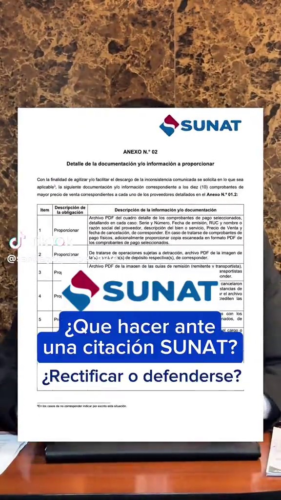 Citación SUNAT Anexo 02