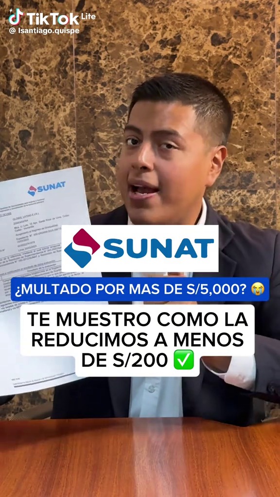 Multa reducida a 200 soles